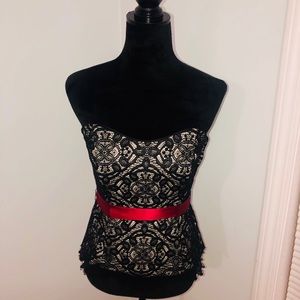 White House Black Market Lace Bustier